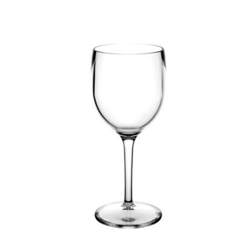 Kunststof Wijnglas Basic 22 cl. | Kunststof. dit transparante wijnglas met steel kan bedrukt en gegraveerd worden